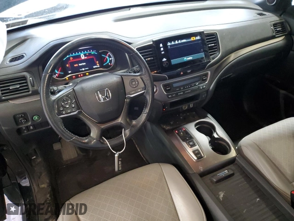 2020 Honda Passport EX-L with VIN 5FNYF8H57LB011549, listed as a Copart auction lot 59123735 with 127,797 mi miles and Salvage title. Bid and sale history available at DreamBid. Image 8.