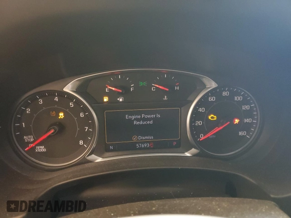 2020 GMC Terrain SLT z VIN 3GKALVEX3LL110308, wystawiony jako Copart lot #61995905 z przebiegiem 57 693 mil mil oraz Szkoda całkowita • Salvage title. Historia ofert i sprzedaży dostępna na DreamBid. Obrazek 9.
