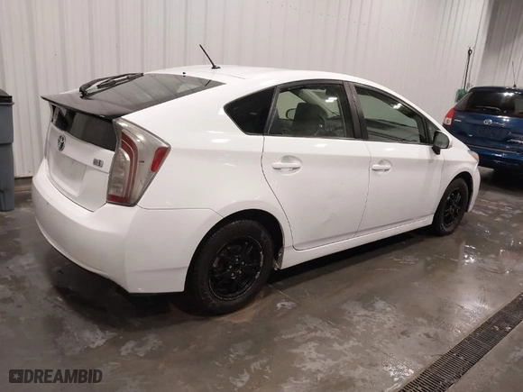 2012 Toyota Prius One with VIN JTDKN3DU0C5495526, listed as a IAAI auction lot 41722123 with NaN miles. Bid and sale history available at carsss.com. Image 4.