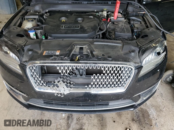 2017 Lincoln MKZ Reserve z VIN 3LN6L5F96HR612716, wystawiony jako Copart lot #60704555 z przebiegiem Nie podano mil oraz Szkoda całkowita • Salvage title. Historia ofert i sprzedaży dostępna na DreamBid. Obrazek 11.