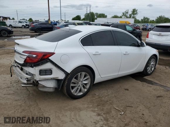 2016 Buick Regal Premium II with VIN 2G4GS5GX6G9191492, listed as a Copart auction lot 57772935 with 56,469 mi miles and Clean title. Bid and sale history available at DreamBid. Image 3.
