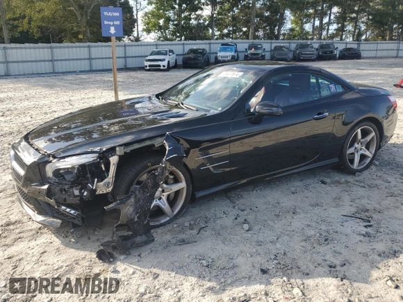 2015 Mercedes-Benz SL 550 with VIN WDDJK7DA7FF034796, listed as a Copart auction lot 71477874 with 53,842 mi miles and Salvage title. Bid and sale history available at DreamBid. Image 1.