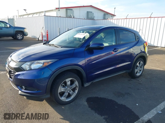 2016 Honda HR-V EX-L w/Navi with VIN 3CZRU6H70GM761497, listed as a IAAI auction lot 41616410 with 92,527 mi miles. Bid and sale history available at carsss.com. Image 18.