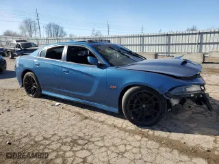 2020 Dodge Charger Scat Pack with VIN 2C3CDXGJ9LH217933, listed as a Copart auction lot 89376685 with 94,790 mi miles and Clean Title. Bid and sale history available at carsss.com. Image 4.