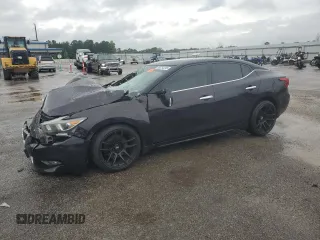 2016 Nissan Maxima S with VIN 1N4AA6AP5GC390088, listed as a Copart auction lot 56734245 with 99,319 mi miles and Salvage title. Bid and sale history available at DreamBid. Image 1.