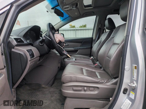 2012 Honda Odyssey EX-L with VIN 5FNRL5H68CB141022, listed as a Copart auction lot 54605485 with 185,388 mi miles and Salvage Title. Bid and sale history available at carsss.com. Image 7.