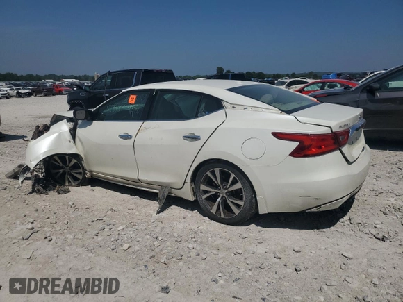 2016 Nissan Maxima SV with VIN 1N4AA6APXGC388398, listed as a Copart auction lot 64221825 with Not provided miles and Clean title. Bid and sale history available at DreamBid. Image 2.