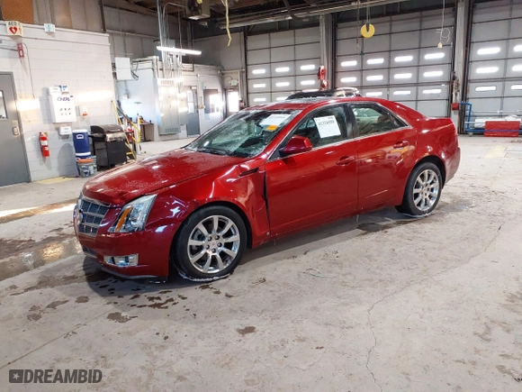 2009 Cadillac CTS AWD w/1SB with VIN 1G6DT57V190172738, listed as a IAAI auction lot 41310599 with 148,351 mi miles. Bid and sale history available at carsss.com. Image 17.