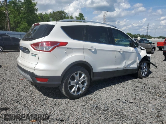 2016 Ford Escape Titanium with VIN 1FMCU0JX8GUC35838, listed as a Copart auction lot 51061285 with 84,224 mi miles and Salvage Title. Bid and sale history available at carsss.com. Image 3.