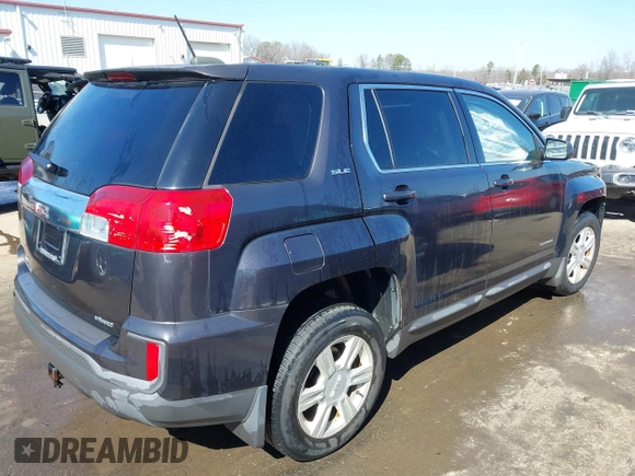 2016 GMC Terrain SLE with VIN 2GKFLSEK5G6175129, listed as a IAAI auction lot 41652834 with 78,828 mi miles. Bid and sale history available at carsss.com. Image 4.