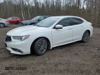 2018 Acura TLX w/Advance Pkg with VIN 19UUB3F78JA800267, listed as a Copart auction lot 45623984 with 125,758 mi miles and Salvage Title. Bid and sale history available at carsss.com. Image 1.