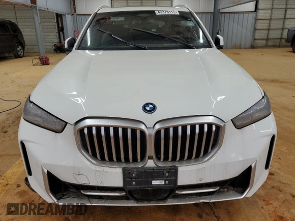2024 BMW X5 xDrive50e with VIN 5UX43EU04R9U03843, listed as a Copart auction lot 43378115 with 0 mi miles and Non Repairable. Bid and sale history available at carsss.com. Image 5.