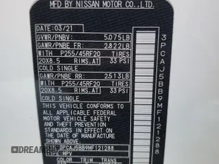 2021 Infiniti QX50 Luxe with VIN 3PCAJ5BB9MF121288, listed as a Copart auction lot 50783525 with 86,348 mi miles and Salvage Title. Bid and sale history available at DreamBid. Image 15.