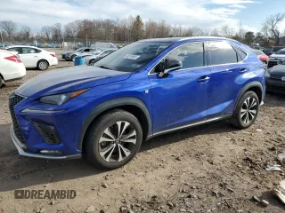 2020 Lexus NX with VIN JTJSARDZ2L2223679, listed as a Copart auction lot 46515665 with 55,746 mi miles and Salvage Title. Bid and sale history available at carsss.com. Image 1.