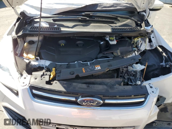 2016 Ford Escape Titanium with VIN 1FMCU0J99GUB83458, listed as a Copart auction lot 48828195 with 74,250 mi miles and Salvage Title. Bid and sale history available at carsss.com. Image 14.