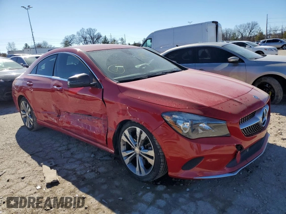 2017 Mercedes-Benz CLA with VIN WDDSJ4EB6HN436864, listed as a Copart auction lot 40863233 with 99,349 mi miles. Bid and sale history available at carsss.com. Image 4.