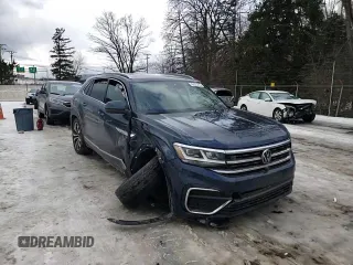 2021 Volkswagen Atlas SEL Premium R-Line with VIN 1V2FE2CA3MC206217, listed as a Copart auction lot 42675215 with 61,723 mi miles and Salvage title. Bid and sale history available at DreamBid. Image 11.