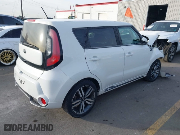 2016 Kia Soul + with VIN KNDJP3A56G7385318, listed as a IAAI auction lot 41067795 with 44,515 mi miles and . Bid and sale history available at DreamBid. Image 4.
