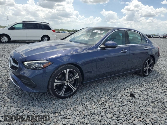 2024 Mercedes-Benz C 300 z VIN W1KAF4GB6RR212675, wystawiony jako Copart lot #51832285 z przebiegiem 6 333 mil mil oraz Szkoda całkowita • Salvage title. Historia ofert i sprzedaży dostępna na DreamBid. Obrazek 1.