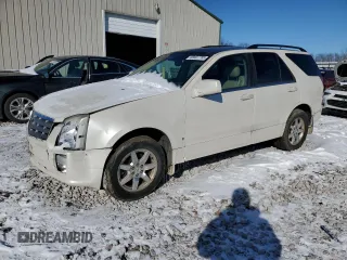 2008 Cadillac SRX AWD with VIN 1GYEE437680179822, listed as a Copart auction lot 88907785 with 131,578 mi miles and Salvage Title. Bid and sale history available at carsss.com. Image 1.
