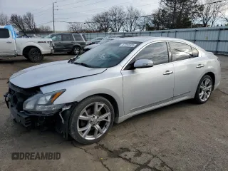 2012 Nissan Maxima 3.5 SV w/Sport Pkg with VIN 1N4AA5AP6CC825849, listed as a Copart auction lot 47293505 with 139,208 mi miles and Salvage Title. Bid and sale history available at carsss.com. Image 1.