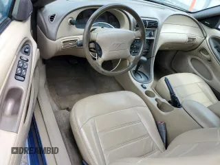 2001 Ford Mustang Deluxe with VIN 1FAFP44401F209673, listed as a Copart auction lot 52239035 with 165,944 mi miles and Salvage Title. Bid and sale history available at carsss.com. Image 8.