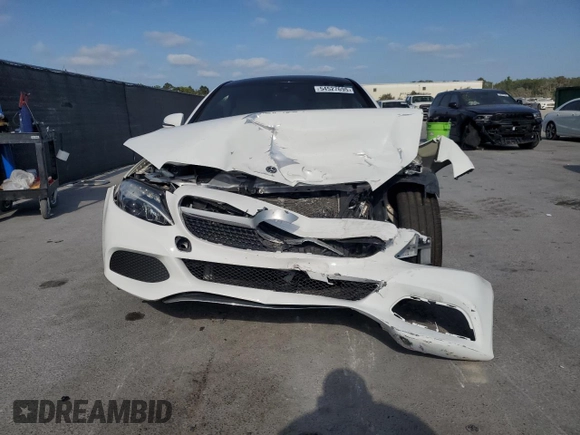 2018 Mercedes-Benz C C 300 with VIN WDDWJ4JBXJF717766, listed as a Copart auction lot 54527695 with 85,799 mi miles and Clean Title. Bid and sale history available at carsss.com. Image 5.