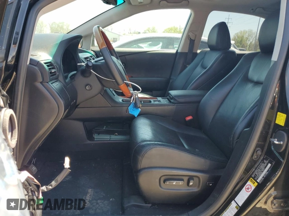 2011 Lexus RX 350 with VIN 2T2BK1BA9BC098335, listed as a Copart auction lot 54129345 with 65,254 mi miles and Salvage Title. Bid and sale history available at DreamBid. Image 7.