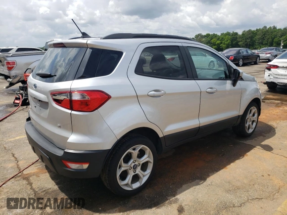 2021 Ford EcoSport SE with VIN MAJ3S2GE1MC450075, listed as a Copart auction lot 51432495 with 79,319 mi miles and Salvage Title. Bid and sale history available at DreamBid. Image 3.