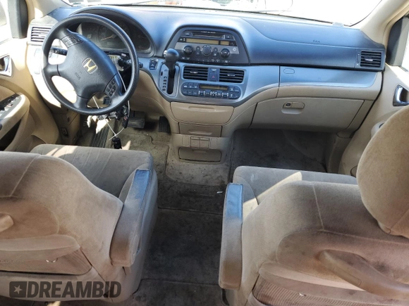 2005 Honda Odyssey EX with VIN 5FNRL38495B400655, listed as a Copart auction lot 49231485 with 0 mi miles and Salvage Title. Bid and sale history available at carsss.com. Image 8.
