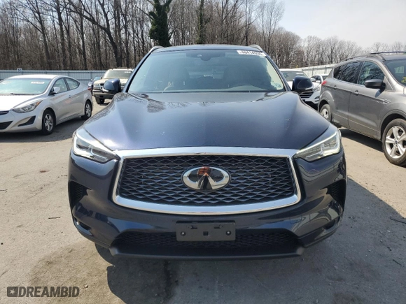 2024 Infiniti QX50 LUXE with VIN 3PCAJ5BB2RF114609, listed as a Copart auction lot 48414935 with 5,776 mi miles and Salvage Title. Bid and sale history available at carsss.com. Image 5.