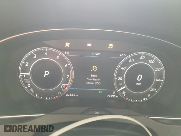 2019 Volkswagen Arteon SEL Premium R-Line z VIN WVWTR7AN3KE005513, wystawiony jako Copart lot #39331244 z przebiegiem 77 595 mil mil oraz . Historia ofert i sprzedaży dostępna na DreamBid. Obrazek 9.