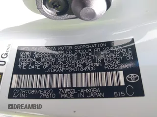 2021 Toyota Prius LE with VIN JTDKAMFP2M3184900, listed as a IAAI auction lot 42014569 with 81,563 mi miles and . Bid and sale history available at DreamBid. Image 9.