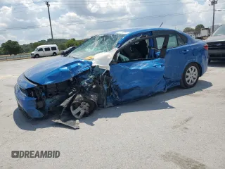 2021 Kia Rio S with VIN 3KPA24AD8ME403728, listed as a Copart auction lot 63179894 with 0 mi miles and Salvage Title. Bid and sale history available at carsss.com. Image 1.
