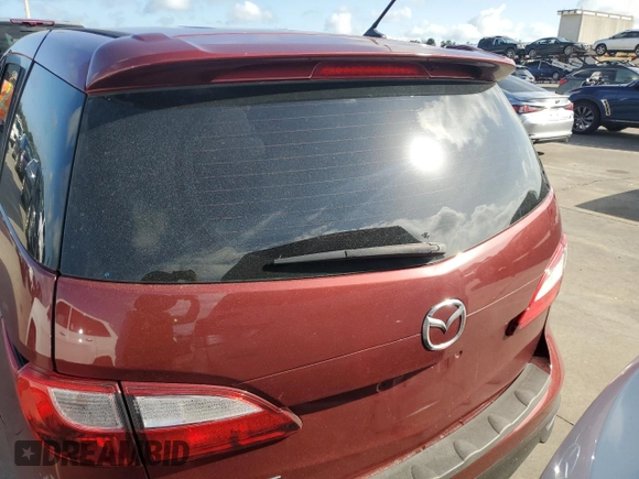 2012 Mazda 5 Touring with VIN JM1CW2CL6C0113694, listed as a Copart auction lot 75092814 with Not Provided miles and Salvage Title. Bid and sale history available at DreamBid. Image 6.