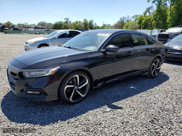 2018 Honda Accord Sedan Sport 1.5T with VIN 1HGCV1F35JA150365, listed as a Copart auction lot 50226995 with 160,584 mi miles and Salvage Title. Bid and sale history available at carsss.com. Image 1.