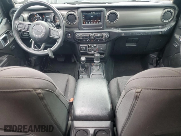 2022 Jeep Wrangler Unlimited Willys with VIN 1C4HJXDN8NW263081, listed as a Copart auction lot 54544895 with 34,239 mi miles and Salvage Title. Bid and sale history available at DreamBid. Image 8.