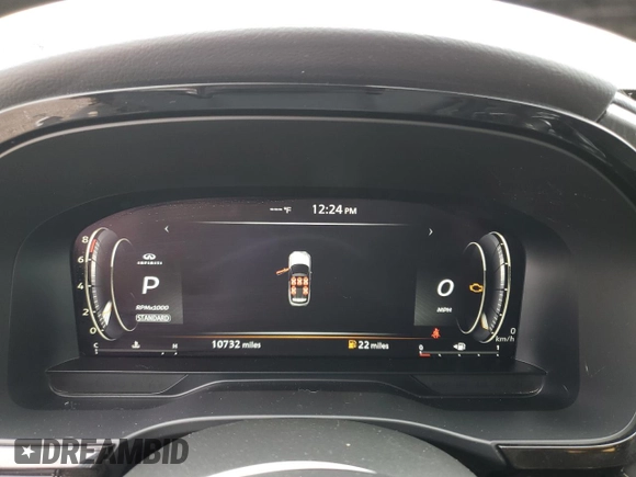 2023 Infiniti QX60 Luxe z VIN 5N1DL1FR8PC371108, wystawiony jako Copart lot #58735525 z przebiegiem 10 732 mil mil oraz Czysty tytuł • Clean title. Historia ofert i sprzedaży dostępna na DreamBid. Obrazek 9.
