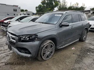 2022 Mercedes-Benz GLS 450 with VIN 4JGFF5KE7NA648429, listed as a Copart auction lot 70224934 with 45,323 mi miles and Salvage Title. Bid and sale history available at DreamBid. Image 1.