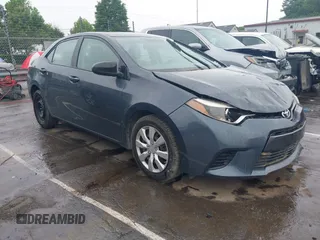 2015 Toyota Corolla L z VIN 2T1BURHE4FC238076, wystawiony jako IAAI lot #42215116 z przebiegiem 167 179 mil mil oraz . Historia ofert i sprzedaży dostępna na DreamBid. Obrazek 1.