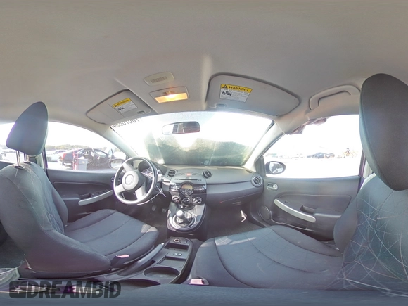 2014 Mazda 2 Sport with VIN JM1DE1KY8E0171646, listed as a Copart auction lot 70670884 with 98,656 mi miles and Salvage Title. Bid and sale history available at carsss.com. Image 13.