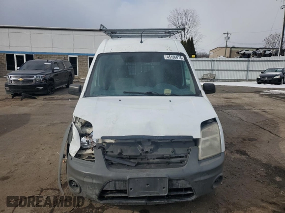 2010 Ford Transit Connect XL with VIN NM0LS7CN3AT008730, listed as a Copart auction lot 45106675 with 211,058 mi miles and Salvage title. Bid and sale history available at DreamBid. Image 5.