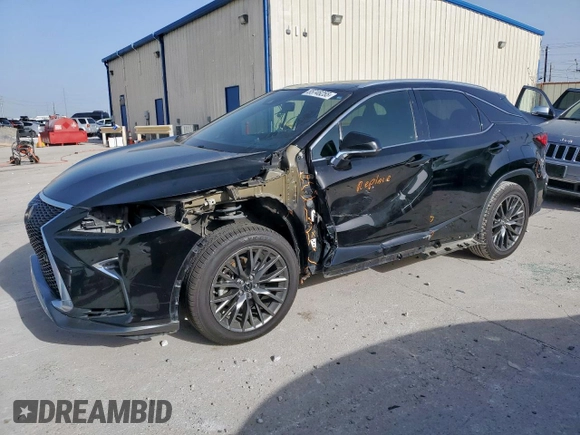 2018 Lexus RX 350 with VIN 2T2BZMCA0JC143446, listed as a Copart auction lot 55748255 with 112,769 mi miles and Salvage title. Bid and sale history available at DreamBid. Image 1.