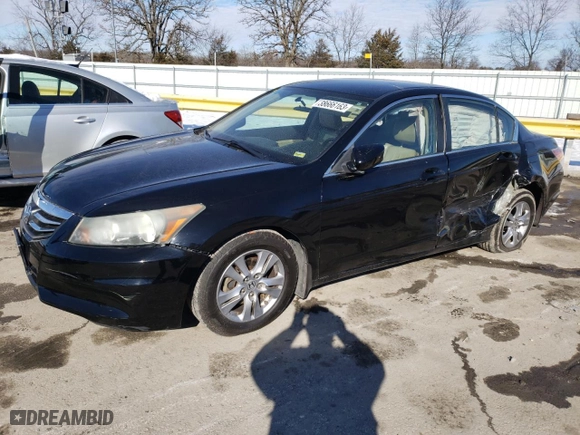 2011 Honda Accord Sdn SE with VIN 1HGCP2F69BA145925, listed as a Copart auction lot 38666163 with 69,222 mi miles and Salvage Title. Bid and sale history available at carsss.com. Image 1.