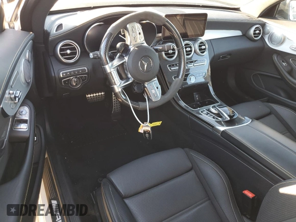 2020 Mercedes-Benz C 63 S AMG with VIN WDDWJ8HB3LF955412, listed as a Copart auction lot 38246253 with Not provided miles and . Bid and sale history available at DreamBid. Image 8.