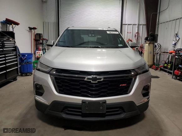 2022 Chevrolet Traverse RS with VIN 1GNERJKW2NJ108129, listed as a Copart auction lot 87928905 with 91,661 mi miles and Clean Title. Bid and sale history available at carsss.com. Image 5.