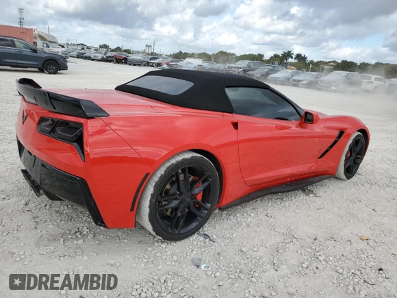 2019 Chevrolet Corvette 1LT with VIN 1G1YB3D70K5120384, listed as a Copart auction lot 45151405 with 27,450 mi miles and Salvage Title. Bid and sale history available at carsss.com. Image 3.