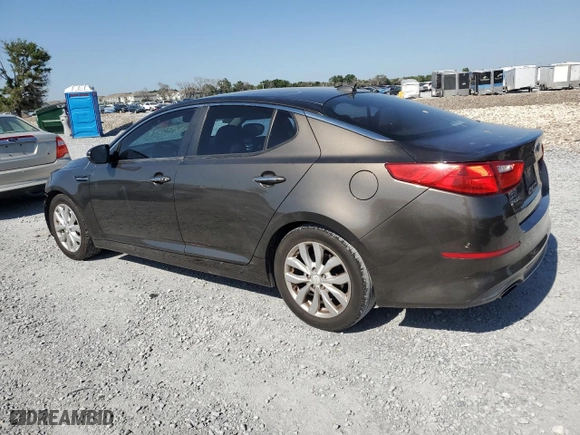 2015 Kia Optima EX with VIN 5XXGN4A7XFG360340, listed as a Copart auction lot 53331375 with 217,331 mi miles and Salvage Title. Bid and sale history available at carsss.com. Image 2.