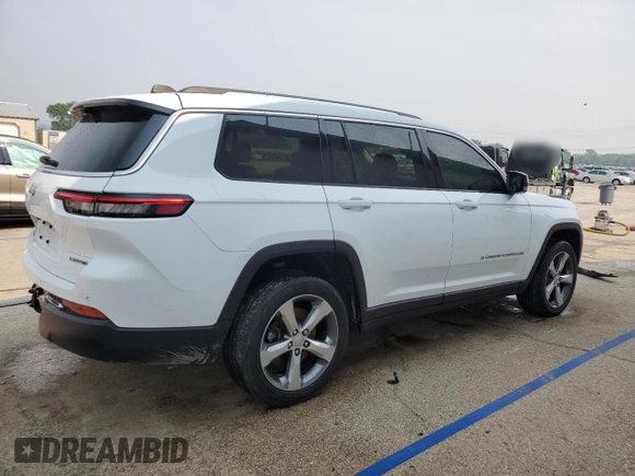2021 Jeep Grand Cherokee Limited with VIN 1C4RJKBG8M8134451, listed as a Copart auction lot 59796135 with 49,038 mi miles and Salvage title. Bid and sale history available at DreamBid. Image 3.