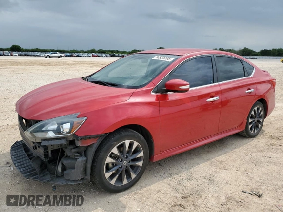2016 Nissan Sentra SR with VIN 3N1AB7AP3GY270717, listed as a Copart auction lot 54581265 with 88,149 mi miles and Salvage Title. Bid and sale history available at DreamBid. Image 1.